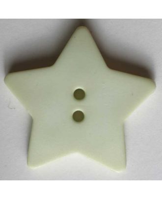 Quiltingknopf in Form eines hübschen Sternes - Größe: 28mm - Farbe: grün - Art.Nr. 289103