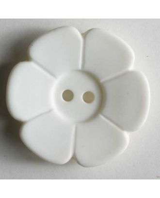 Quiltingknopf in Form einer hübschen Blume - Größe: 28mm - Farbe: beige - Art.Nr. 289080
