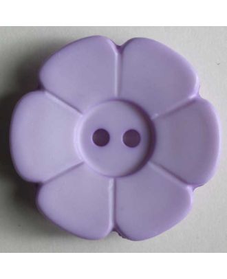Quiltingknopf in Form einer hübschen Blume - : 15mm - Farbe: lila - Art.Nr. 219087