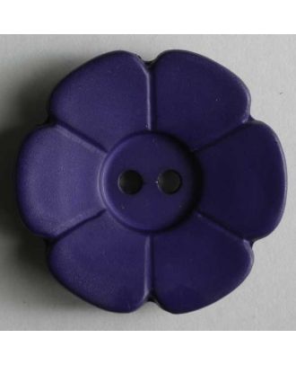 Quiltingknopf in Form einer hübschen Blume - Größe: 28mm - Farbe: lila - Art.Nr. 289088