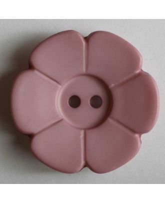 Quiltingknopf in Form einer hübschen Blume -  Größe: 28mm - Farbe: pink - Art.Nr. 289095