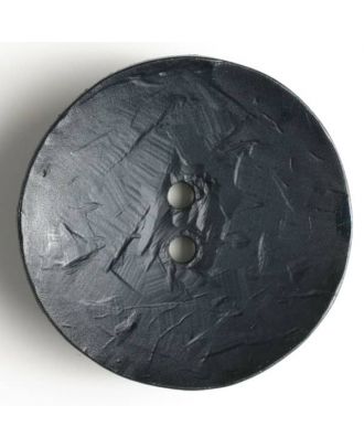 Modeknopf rund, Strukturoberfläche, 2 Loch -Größe: 60mm - Farbe: marine blau - Art.Nr. 410036