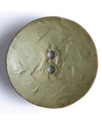 Modeknopf rund, Strukturoberfläche, 2 Loch -Größe: 60mm - Farbe: grün - Art.Nr. 410037