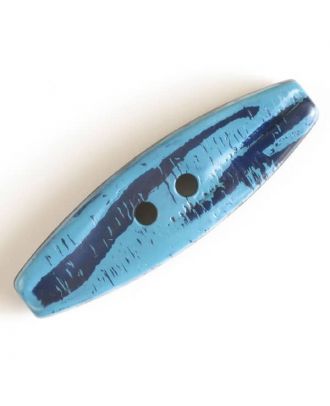 Knebelknopf mit  2 Löchern - Größe: 50mm - Farbe: marineblau - Art.Nr. 400059