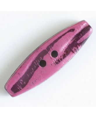 Knebelknopf mit  2 Löchern - Größe: 50mm - Farbe: lila - Art.Nr. 400060