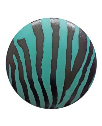 Polyamidknopf Animal Print mit Öse - Größe: 20mm - Farbe: grün - Art.Nr. 313817