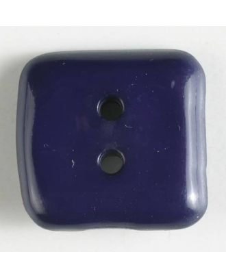 Kunststoffknopf, quadratisch - Größe: 20mm - Farbe: lila - Art.Nr. 267502