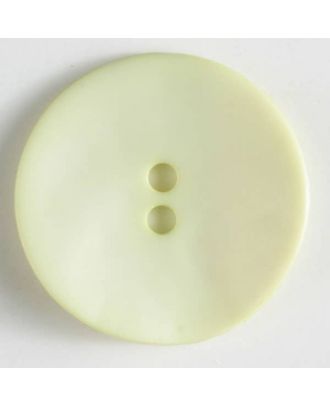 Kunststoffknopf, schlicht, mattglänzend, 2 Loch - Größe: 28mm - Farbe: grün - Art.Nr. 347506