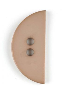 Kunststoffknopf, halbrund, 2 Loch - Größe: 55mm - Farbe: beige - Art.Nr. 420059