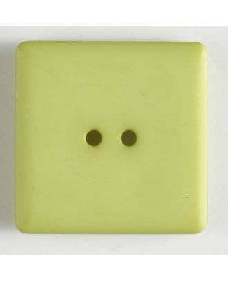 Kunststoffknopf, schlicht quadratisch - Größe: 25mm - Farbe: grün - Art.Nr. 318505