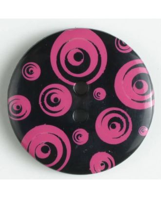 Modeknopf - Größe: 34mm - Farbe: pink - Art.-Nr.: 370476