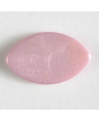 Kunststoffknopf in Augenform mit Öse -  Größe: 34mm - Farbe: pink - Art.Nr. 372616