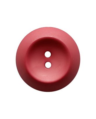 Polyamidknopf, rund, matte Oberfläche, 2 Löcher - Größe: 34mm - Farbe: rot - ArtNr.: 424122