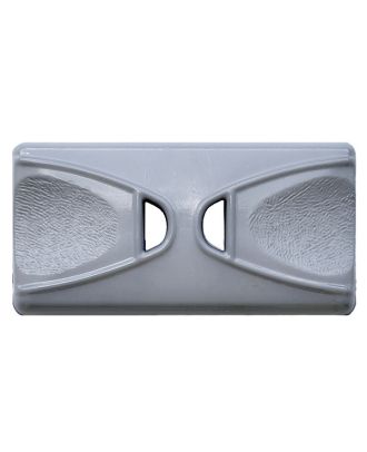 Polyamidknopf, länglich, 2 Löcher - Größe:  45mm - Farbe: blau - ArtNr.: 425104