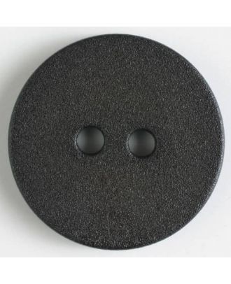 Polyamidknopf schlicht mit angerauter Oberfläche mit 2 Löchern - Größe: 30mm - Farbe: braun - Art.Nr. 347603