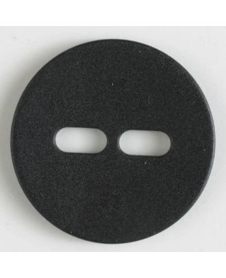 polyamide button with 2 holes - Size: 38mm - Color: black - Art.No. 370609