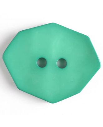 polyamide button 2 holes - Size: 50mm - Color: green - Art.No. 450155