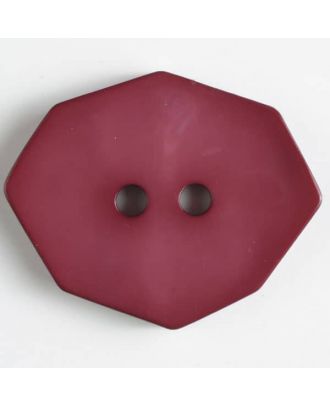 polyamide button 2 holes - Size: 50mm - Color: wine red - Art.No. 450158