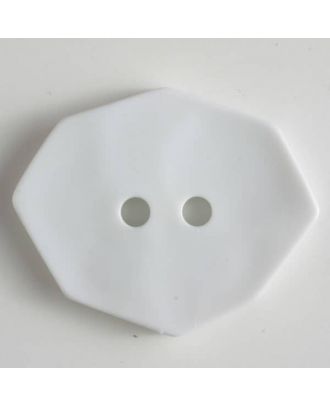 polyamide button 2 holes - Size: 50mm - Color: white - Art.No. 450150