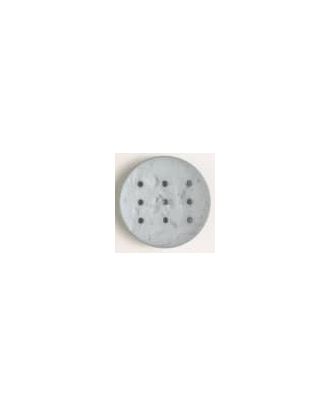 Polyamidknopf zum Selbstgestalten, rund, mit 9 Löchern zur Individualisierung mit Garn - Größe: 45mm - Farbe: grau - Art.Nr. 390275