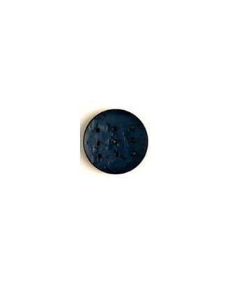 Polyamidknopf zum Selbstgestalten, rund, mit 9 Löchern zur Individualisierung mit Garn - Größe: 45mm - Farbe: blau - Art.Nr. 390286