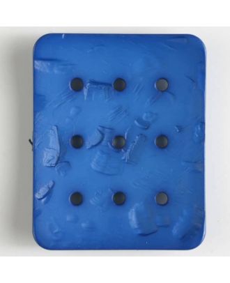 polyamide button with  9 holes - Size: 54mm - Color: blue - Art.No. 400238