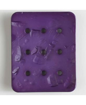 polyamide button with  9 holes - Size: 54mm - Color: lilac - Art.No. 400239