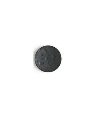 Polyamidknopf zum Selbstgestalten, rund, mit 9 Löchern zur Individualisierung mit Garn - Größe: 60mm - Farbe: schwarz - Art.Nr. 410186