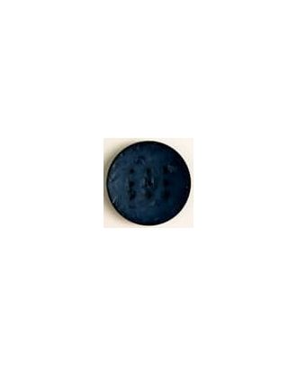 Polyamidknopf zum Selbstgestalten, rund, mit 9 Löchern zur Individualisierung mit Garn - Größe: 60mm - Farbe: blau - Art.Nr. 410195