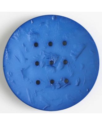 polyamide button with  9 holes - Size: 60mm - Color: blue - Art.No. 410197