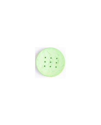 Polyamidknopf zum Selbstgestalten, rund, mit 9 Löchern zur Individualisierung mit Garn - Größe: 60mm - Farbe: grün - Art.Nr. 410190