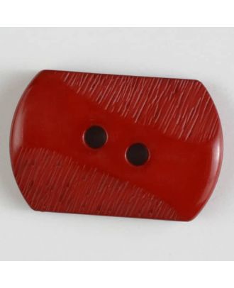 polyamide button with 2 holes - Size: 34mm - Color: orange - Art.No. 377607