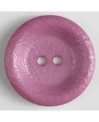 Polyamidknopf, glänzend unruhige Oberfläche, 2-loch -  Größe: 25mm - Farbe: lila - Art.Nr. 312703