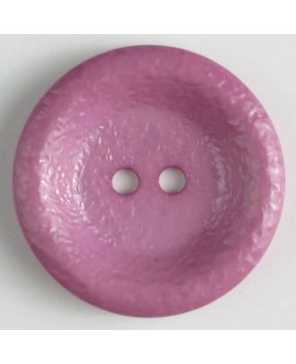 polyamide button, shiny, 2 holes - Size: 34mm - Color: lilac - Art.No. 372703