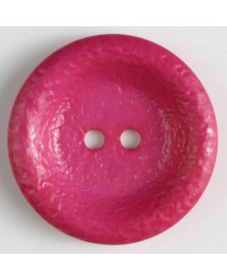 Polyamidknopf, glänzend unruhige Oberfläche, 2-loch - Größe: 34mm - Farbe: pink - Art.Nr. 372705