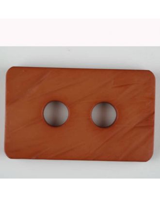 polyamide button, 2 holes - Size: 55mm - Color: brown - Art.-Nr.: 453703