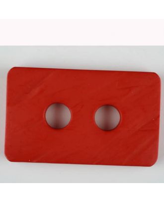 polyamide button, 2 holes - Size: 40mm - Color: red - Art.-Nr.: 403714