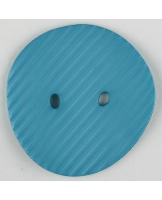 polyamide button, 2 holes - Size: 34mm - Color: blue - Art.-Nr.: 373737