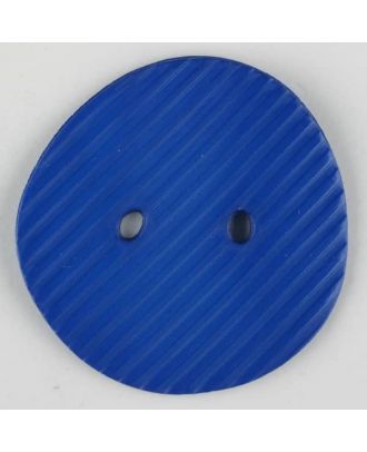 polyamide button, 2 holes - Size: 34mm - Color: blue - Art.-Nr.: 373735