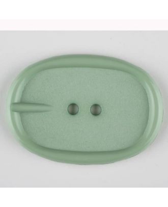 polyamide button, 2 holes - Size: 35mm - Color: green - Art.-Nr.: 373712