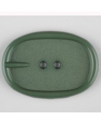 polyamide button, 2 holes - Size: 35mm - Color: green - Art.-Nr.: 373713