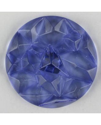 Plexiglasknopf mit Edelsteinschliff mit Öse - Größe: 20mm - Farbe: lila - Art.Nr. 313733