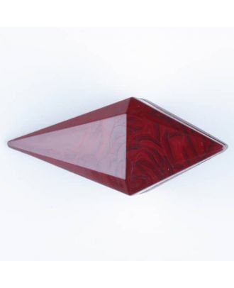 polyamide button, toggle with shank - Size: 42mm - Color: wine red - Art.-Nr.: 424707