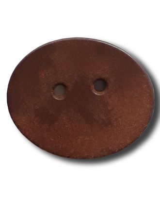 wood button with 2 holes - Size: 32mm - Color: brown - Art.No. 370820