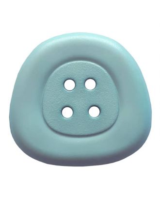 polyamidbutton  4-hole trapezoid - Size: 32mm - Color: light blue - Art.No. 373818