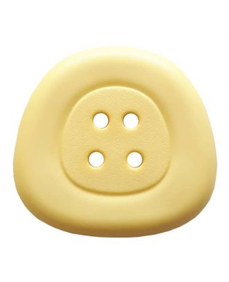 polyamidbutton  4-hole trapezoid - Size: 32mm - Color: yellow - Art.No. 373827