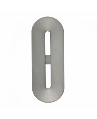 Polyamidknopf Knebelform 2 Löcher - Größe: 30mm - Farbe: grau - Art.-Nr.: 386800
