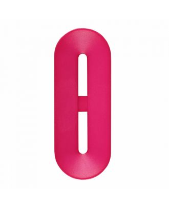Polyamidknopf Knebelform 2 Löcher - Größe: 40mm - Farbe: rosa - Art.-Nr.: 406808