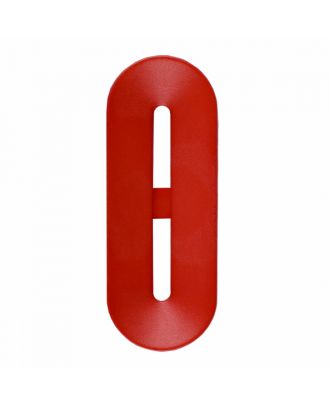 polyamide button toggle-shaped with 2 holes - Size: 40mm - Color: red - Art.-Nr.: 406809