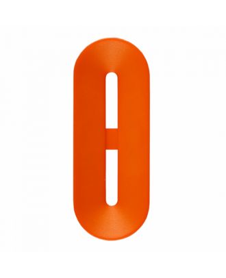 Polyamidknopf Knebelform 2 Löcher - Größe: 40mm - Farbe: orange - Art.-Nr.: 406811